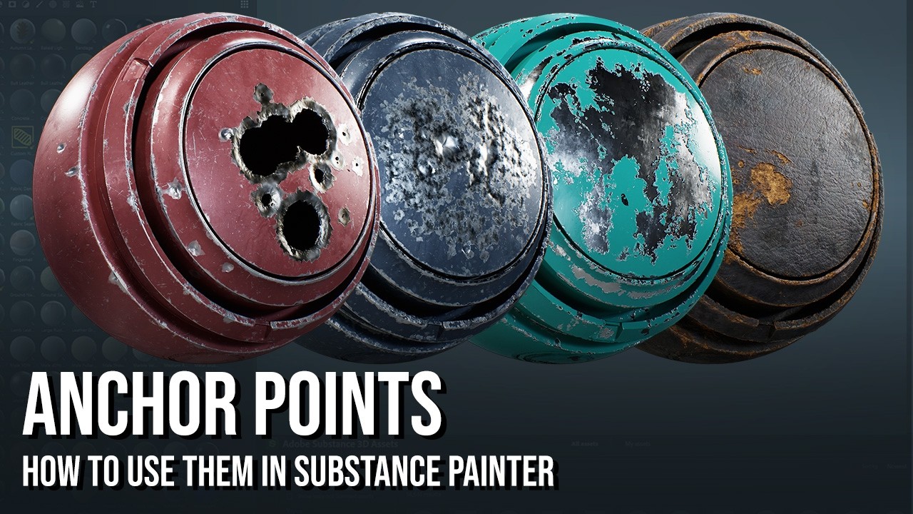 Substance Painter | Как профессионально использовать опорные точки