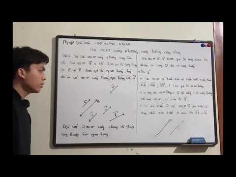 Hai vectơ cùng phương, cùng hướng, bằng nhau - youtube
