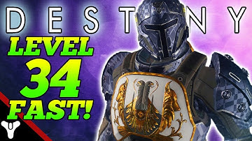 How To Get To Level 34 In ONE DAY!!! Destiny Tips And Tricks