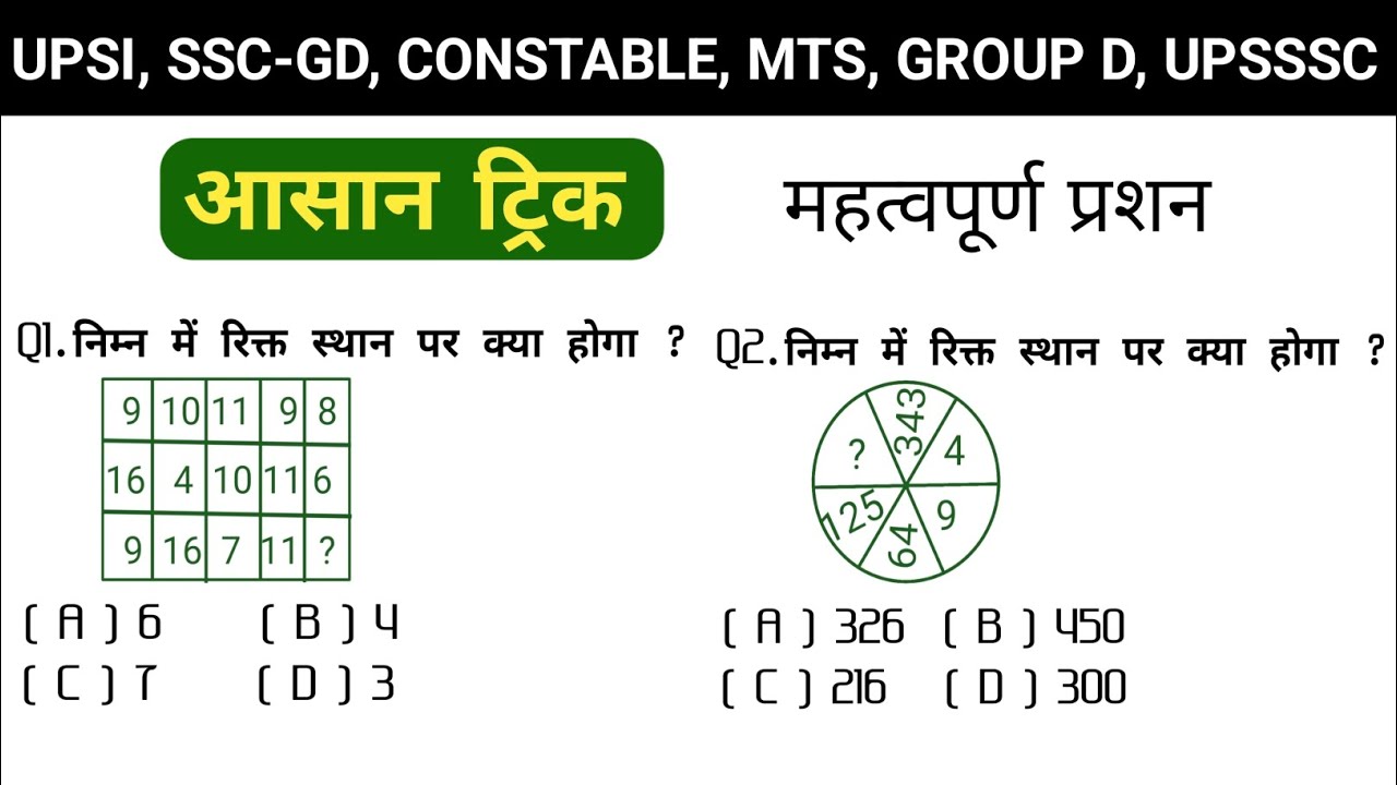Reasoning Questions || Reasoning Practice set 2025 || SSC-GD SSC-CHSL NTPC RRB UPSSSC POLICE SI