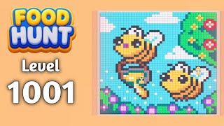Food Hunt Pixel puzzle level 1001 walkthrough solution gameplay 
