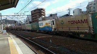 JR貨物 EF210-153号機[岡] 9061レ【U51Aトナミ運輸・新ネコロジー積載♪】