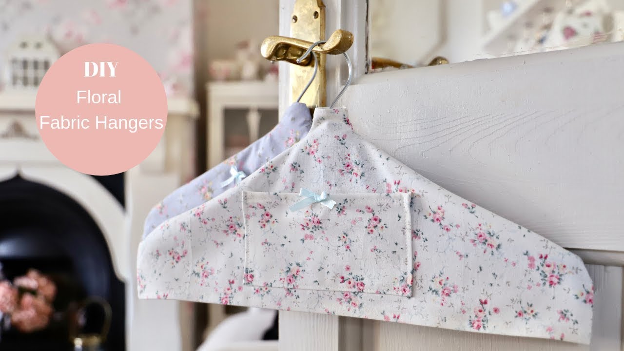 How To Make Pretty Fabric Hangers - Dainty Dress Diaries