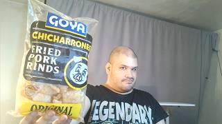 ASMR Eating Fried Pork Rinds (Chicharrones) Goya