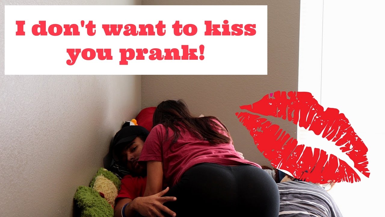 I Don T Want To Kiss You Prank On Anniversary Youtube