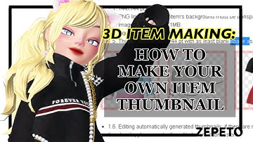 [ CREATE ] How to create your own item thumbnail | COMPLETE tutorial