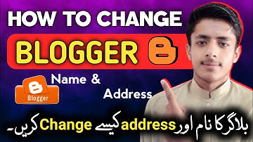How To Change Title And URL Address Of Blog Blogger | Step By Step Tutorial - Hindi 2023