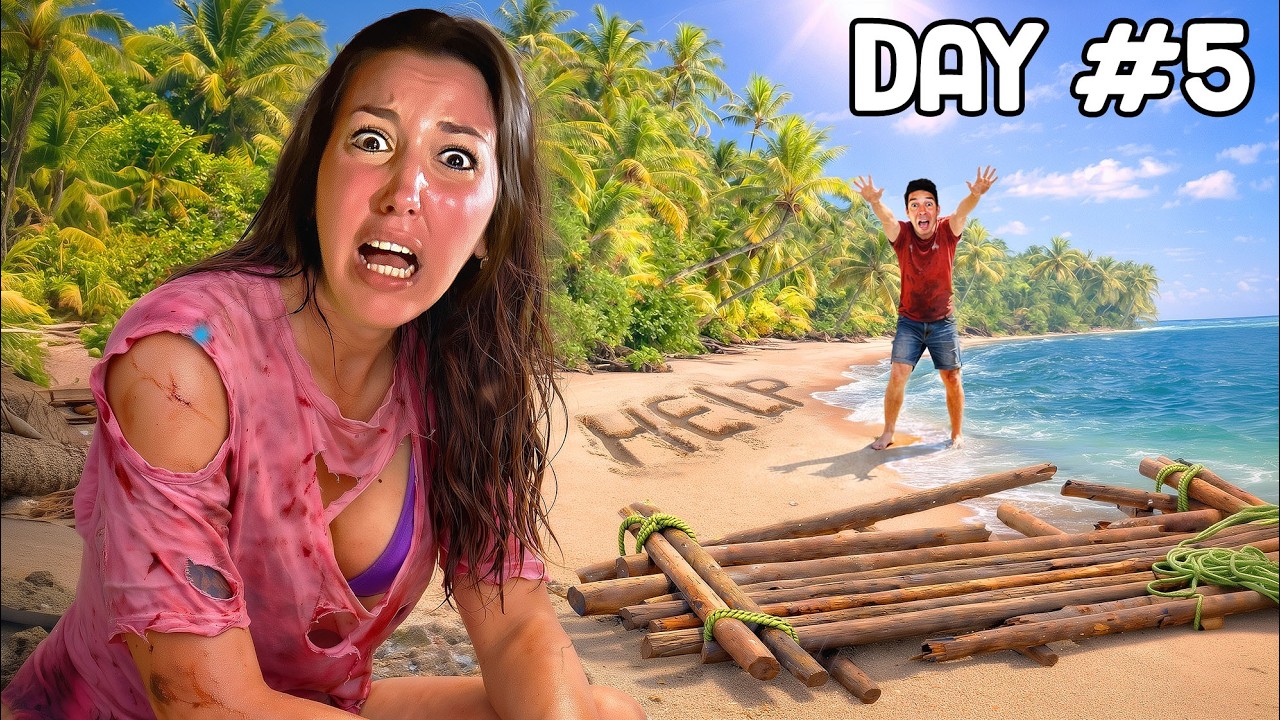 L' ULTIMO CHE SCAPPA DALL' ISOLA DESERTA PIÙ PICCOLA DEL MONDO VINCE! 🏝️ Viviamo nella MINI ISOLA