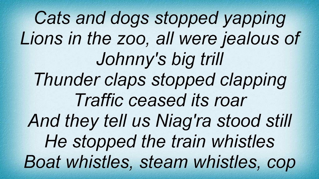 Supremes johnny one note lyrics youtube