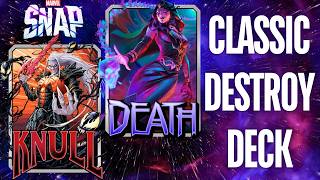 Classic Knull Destroy Deck in Marvel Snap
