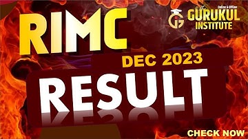 RIMC DEC 2023 RESULT DECLARED | RIMC का रिजल्ट आ गया | अभी चेक करे