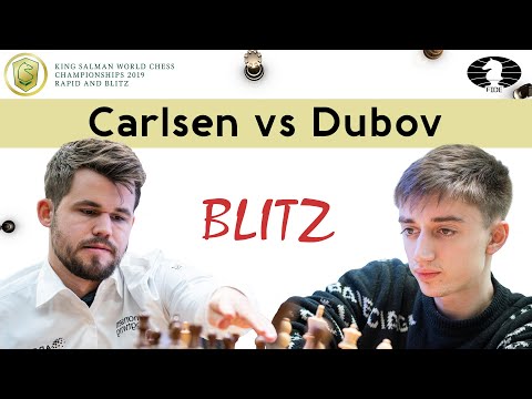 Super fast opening play from Dubov | Magnus Carlsen vs Daniil Dubov | World Blitz 2019 |
