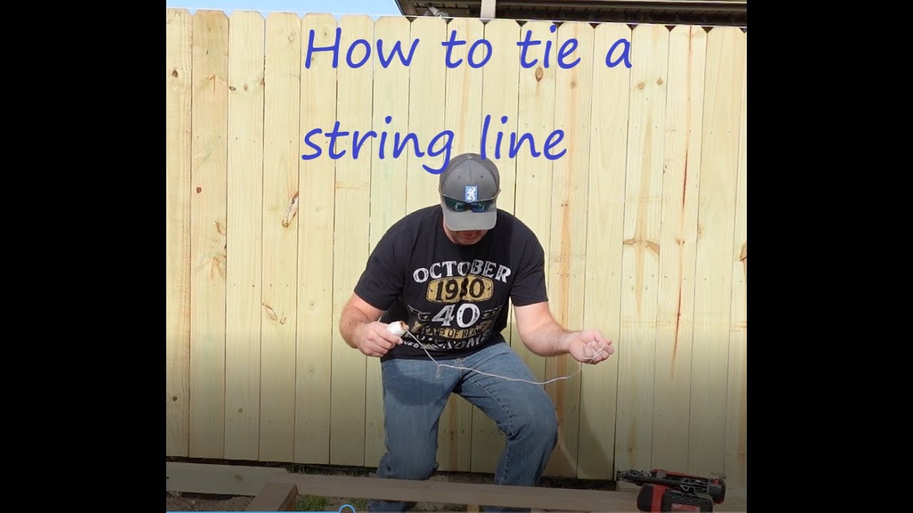 DID YOU KNOW THIS ABOUT A STRING LINE?? How I tie my string line 