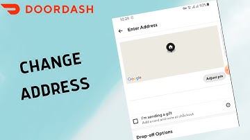 How to change address in DoorDash
