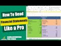 How to Read Financial Statements in 10 Minutes Like a Pro l Learn Accounting Pro Studio 