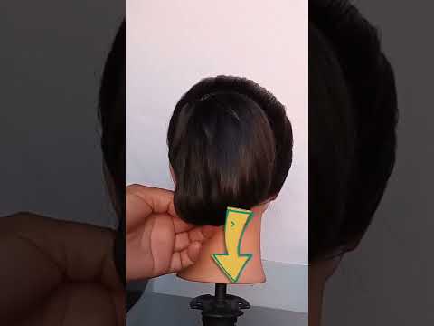 Simple Easy Bun Hairstyle | Beautiful Hairstyle | Short Hair | Hairstyle #shorts #youtubeshorts