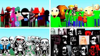 WHICH NEXTBOTS FAMILY IS STRONGEST? BPONH VS BALDI VS SANS VS MR INCREDIBLE (Garry's Mod)