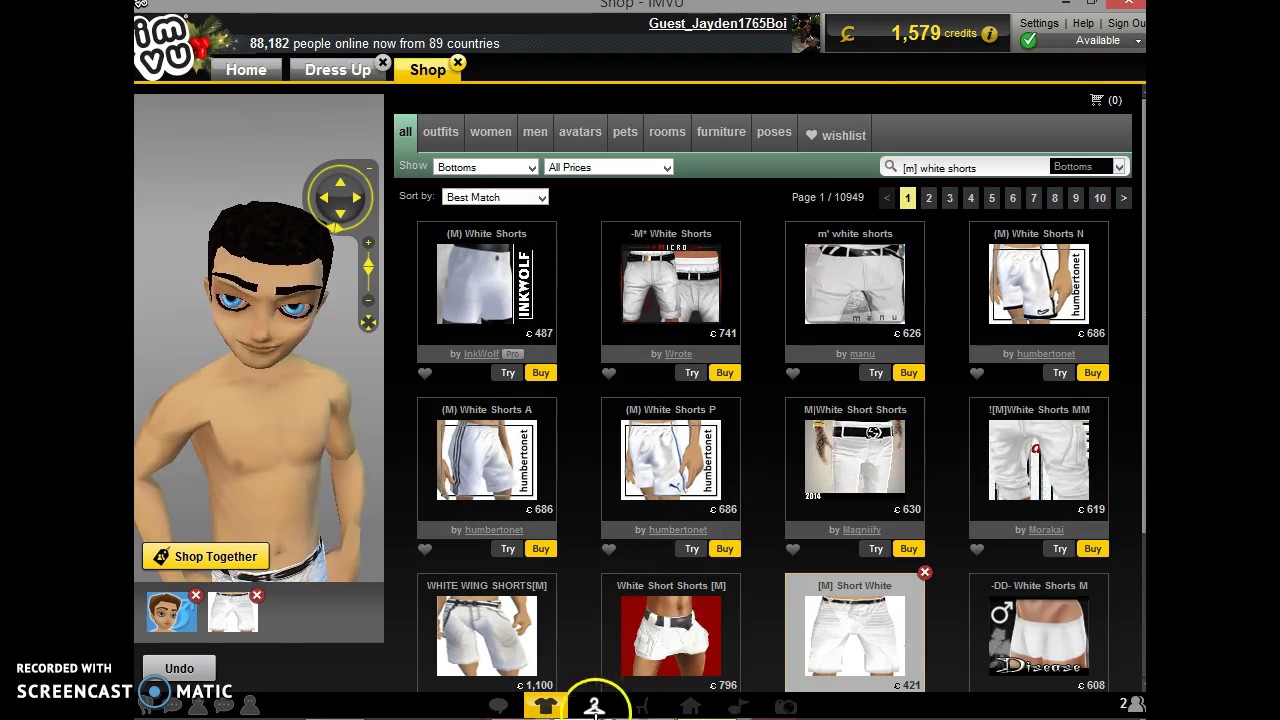 Imvu How to get naked on each gender xImvu Productsx - YouTube.
