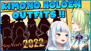 New Year's HoloEN Outfits just got Announced !