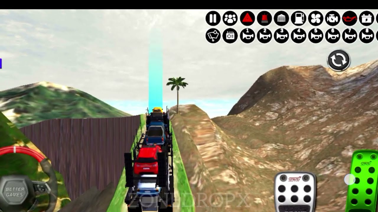 🚨ट्रक को लोडिंग करके कार को डिलीवरी किया.। 🛻🔗 Game video 📷 truck loding 🛑.l #gamingvideo