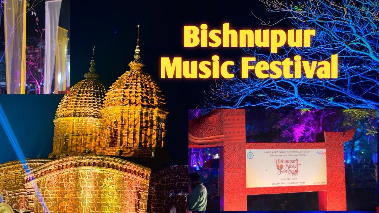 Walking Through Bishnupur Music Festival |Feel the Lights 