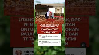 Tetap Berutang Demi Pembangunan, DPR Minta Setoran Pajak Diperketat! #PajakRakyat #UtangNegara