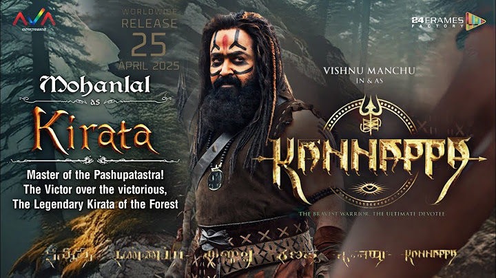 Kannappa Character Teaser - Mohanlal as Kirata | Vishnu Manchu | Prabhas | Mohanlal | Fanmade Video