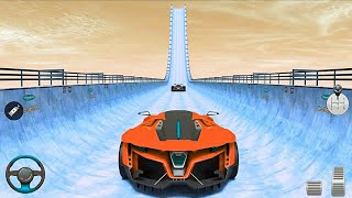 Superhero mega ramp stunt - Gt stunt car racing games 3D simulator - mobile games - Android gameplay