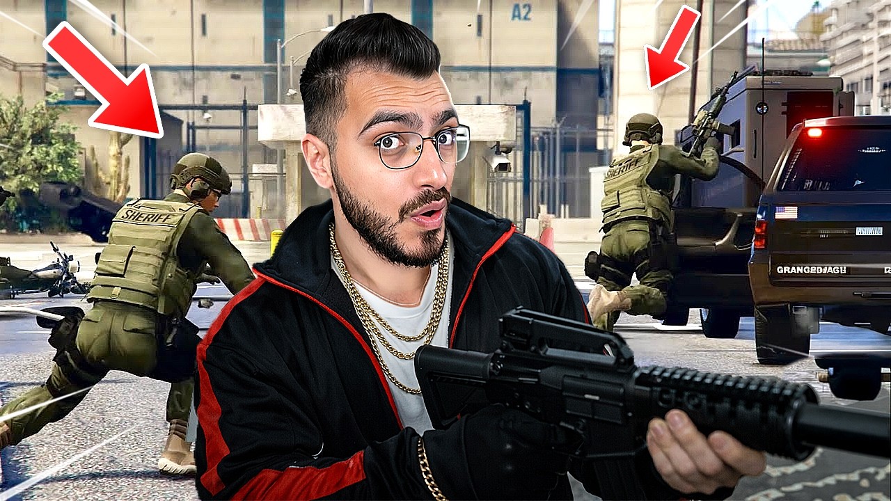 هجمنا على مقر الشرطة وسوينا اكبر عملية في قراند GTA 5 RP 🔥