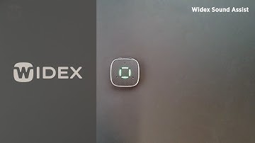 Widex Sound Assist hearing aid control | Widex hearing aids