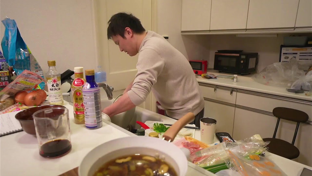 年越しそばを作る。