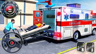 Ambulance Rescue Driving 2021-Rescue driver in an emergency in the city-gams-Android Gameplay‏ screenshot 2