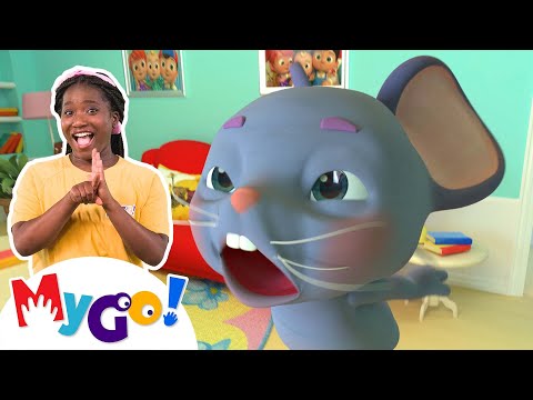 Hickory Dickory Dock | CoComelon Nursery Rhymes & Kids Songs | MyGo! Sign Language For Kids