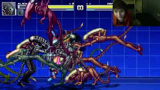 Aliens Xenomorph Warriors VS Dark Magician Girl From The Yu-Gi-Oh! Duel Monsters Series In A Battle screenshot 5