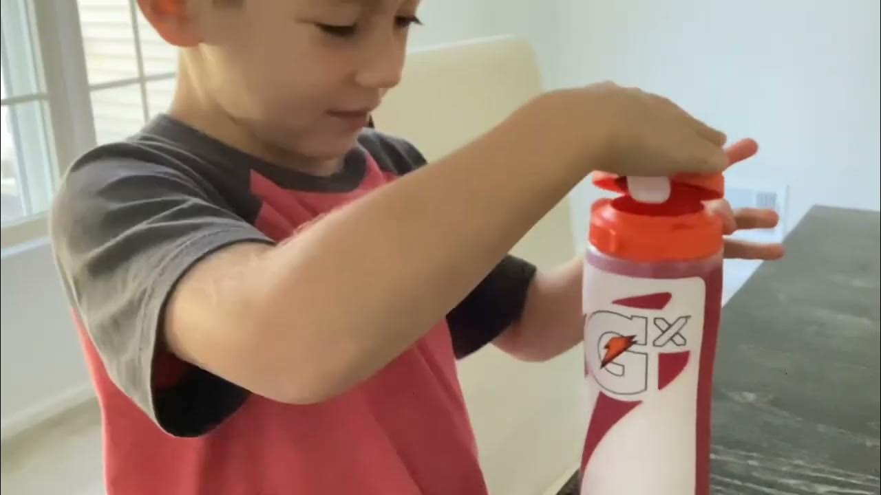 Gx Gatorade water bottle with pod tutorial YouTube