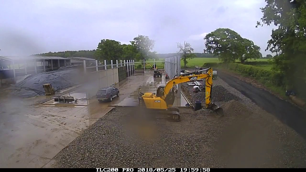 Silage Pit Construction Time lapse
