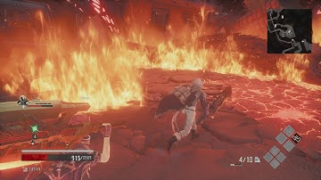Code Vein - City of Falling Flame: Blue Flame Lost Fight Gameplay (Surrounding Map Unlocked) (2019)