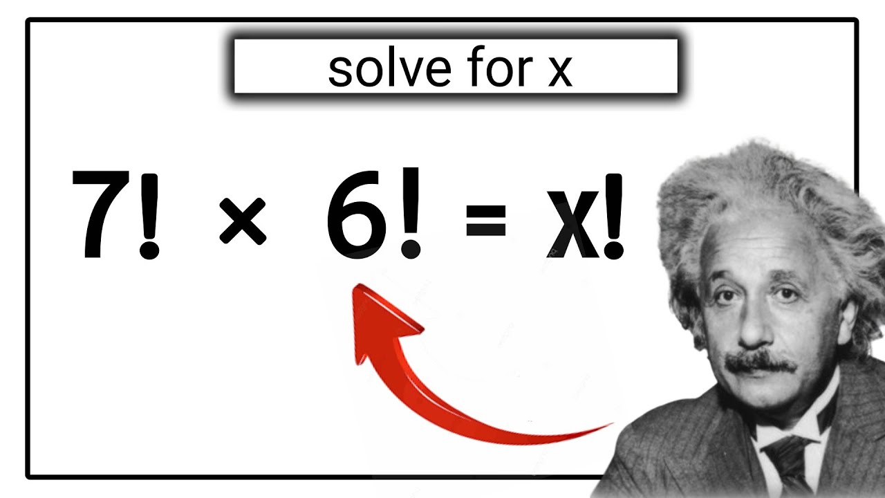 A very tricky math question with factorial - YouTube