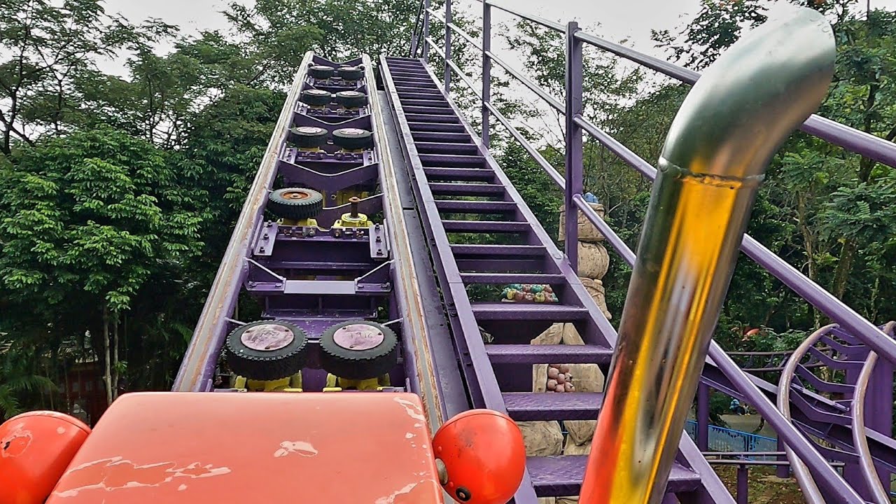 Wahana Roller Coaster Jungleland | Seru Banget Bisa Teriak Kencang