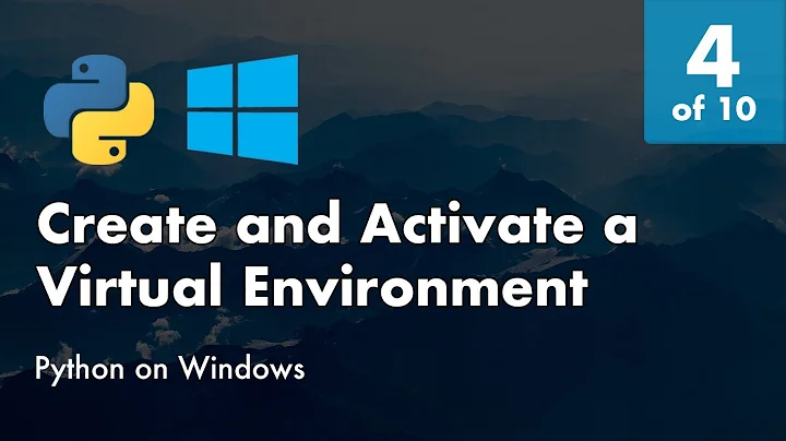 Install Python 3.8 on Windows 10 - 4 of 10 - Create and Activate a Virtual Environment with Pipenv