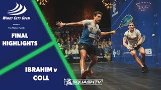 Ibrahim v Coll - Windy City Open Squash 2022 Final Highlights