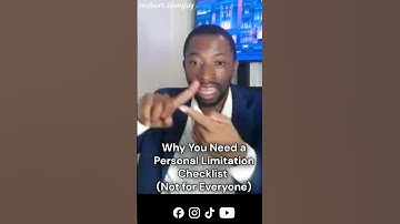 Before 2026, Do This: Create Your Personal Limitation Checklist
