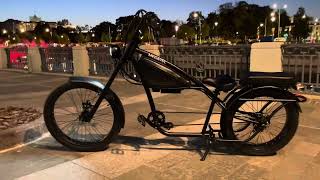 видео: Электровелосипед Мегавел Чоппер картинка: Электровелосипед Мегавел Чоппер