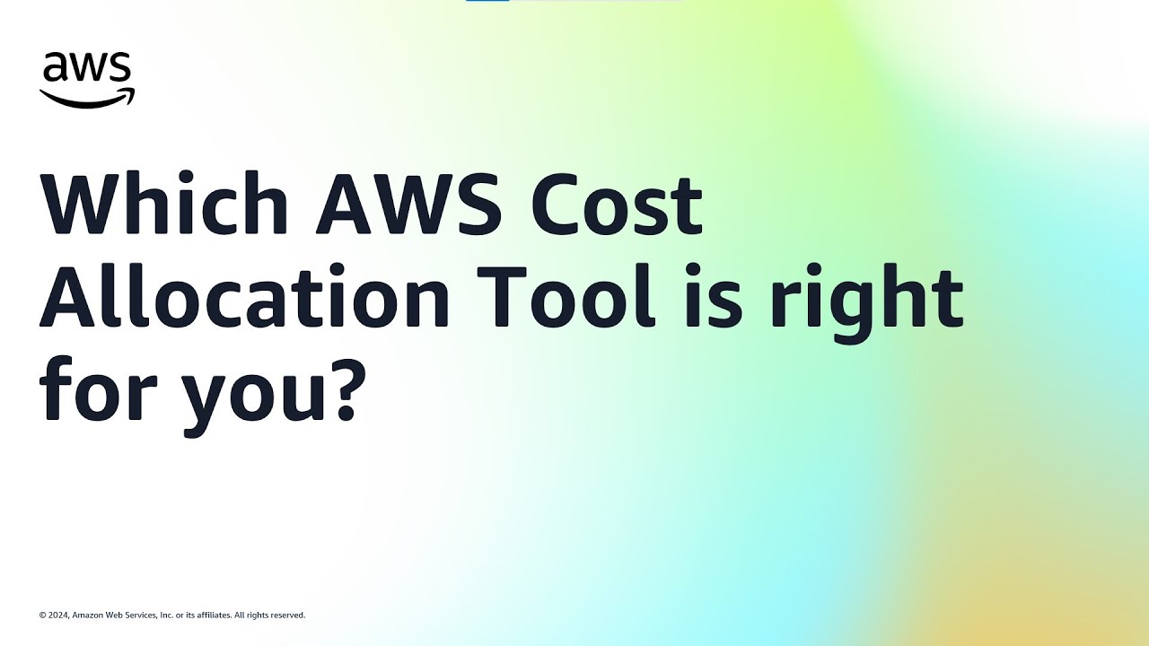 Which AWS Cost Allocation Tool is right for you? | Amazon Web Services