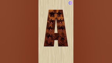 Artistic letter A #alphabetlore #alphabet #abcd #abc lore