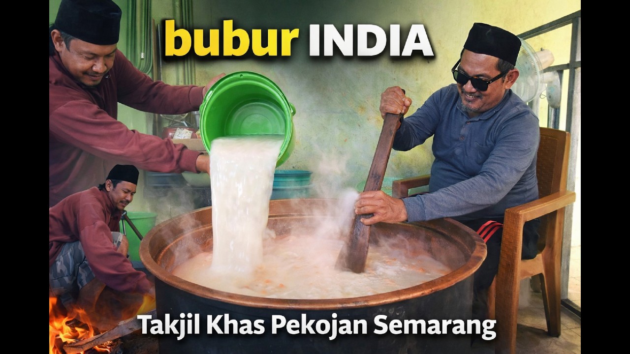 Bubur India Legendaris di Masjid Djami Pekojan Semarang, Tak Pernah Absen 30 Hari Ramadan