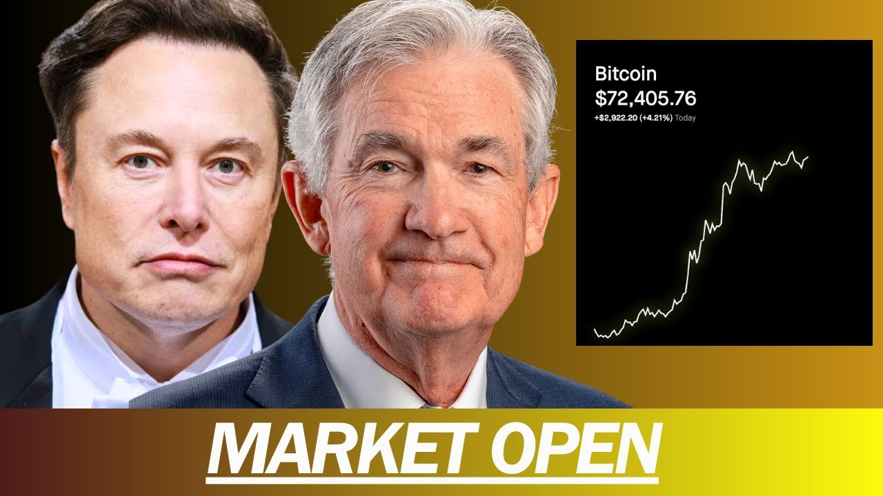 TESLA DOWNGRADED AGAIN, ROBOTAXIS COMING SOON, CPI THIS WEEK, BITCOIN ABOVE  70K | MARKET OPEN
