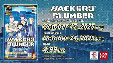 DIGIMON CARD GAME Booster Pack HACKERS
