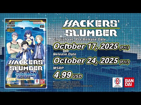 DIGIMON CARD GAME Booster Pack HACKERS' SLUMBER [BT-23] Trailer