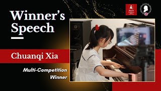 Winner's Speech | Chuanqi Xia | Bach International Music Competition UK 2025